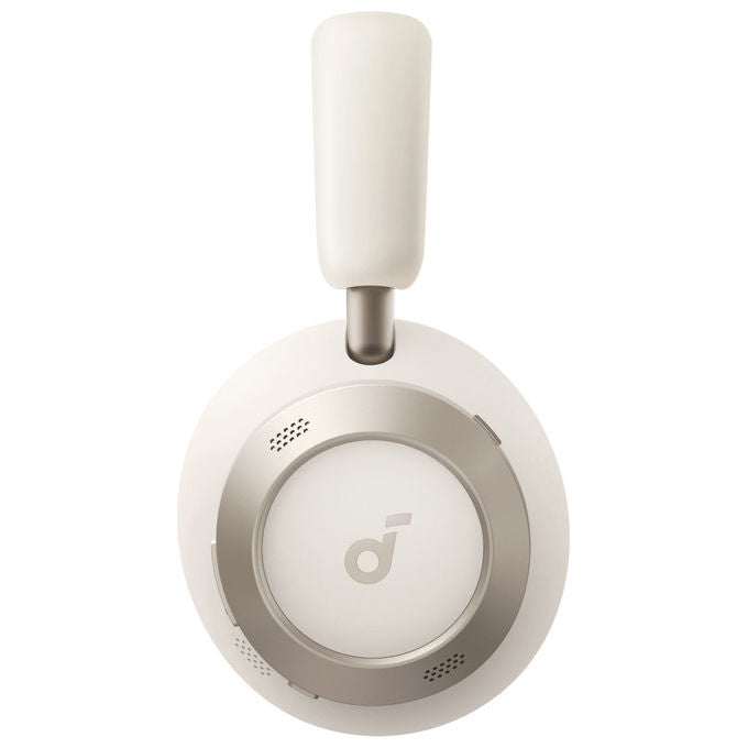 Soundcore Space One Pro, cuffie wireless over-ear, ANC adattivo, Bluetooth 5.3, LDAC, autonomia 60 ore, ricarica rapida, bianco