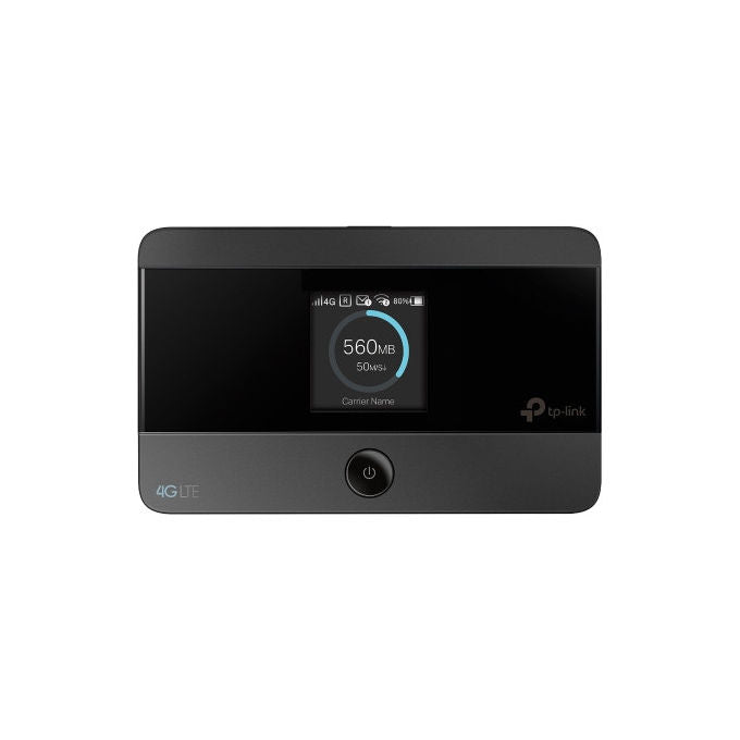 Tp-Link M7352, router Wi-Fi 6 mobile 4G LTE, 150 Mbps, portatile, hotspot, batteria 2100 mAh, nero