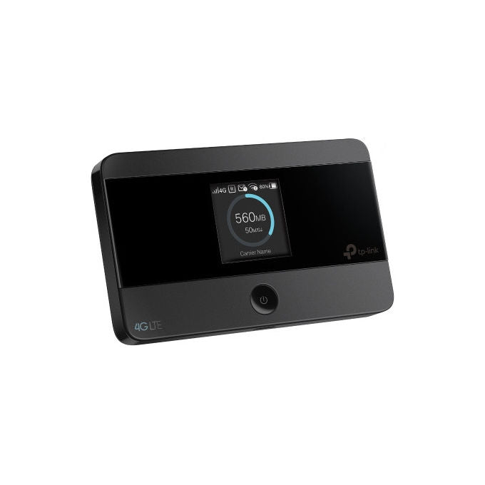 Tp-Link M7352, router Wi-Fi 6 mobile 4G LTE, 150 Mbps, portatile, hotspot, batteria 2100 mAh, nero
