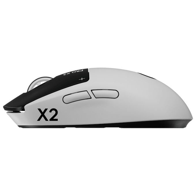 Logitech G 910-007777 PRO X2 SUPERSTRIKE Mouse Gaming Wireless sensore HERO 2 44000 DPI 8000 Hz LIGHTSPEED colore Bianco