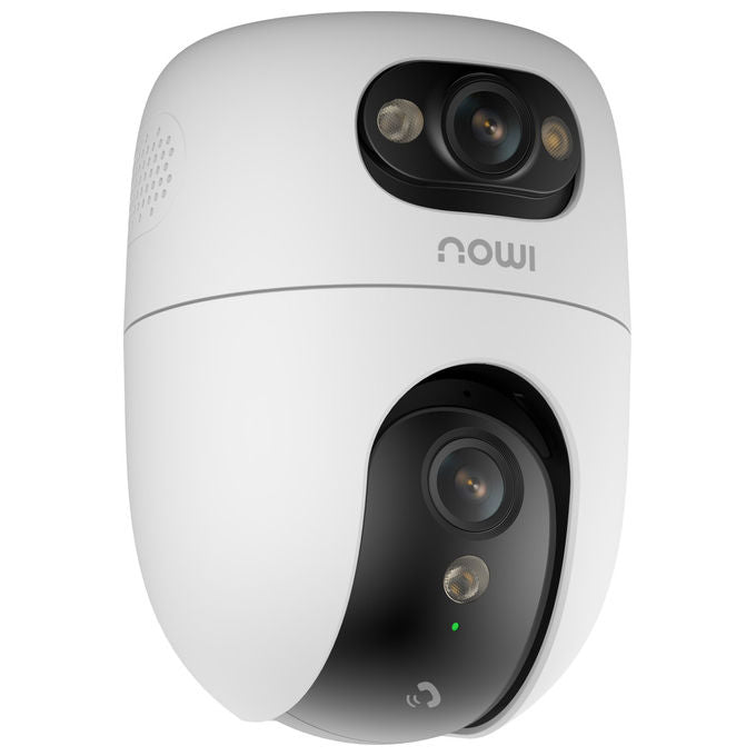 Imou IPC-S20EP-6M0S-IMOU A1 Dual Telecamera IP Wi-Fi 6 Dual Band Doppia Lente 6 MP Visione Notturna Rilevamento AI Audio Bidirezionale MicroSD 512 GB colore Nero Bianco