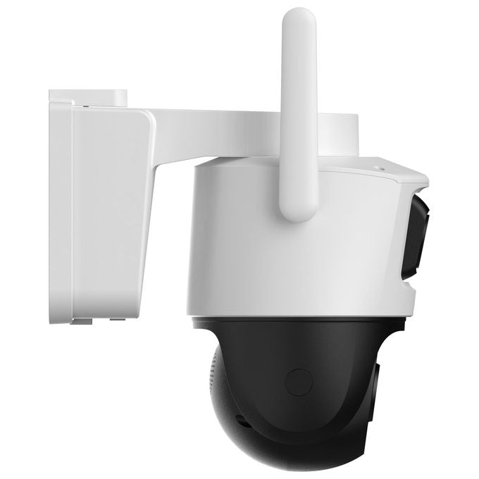 Imou IPC-SA70F-10M1T2-EU AOV Dual Kit Telecamera IP Esterna Doppia Ottica 10MP 4G Wi-Fi Batteria 10000 mAh Pannello Solare 8W IP66 colore Nero Bianco