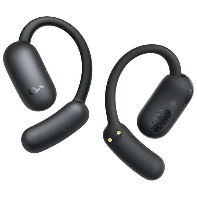 Soundcore Aerofit 2, auricolari wireless open ear, Bluetooth 5.4, IP55, Hi-Res Audio, 42h autonomia, ricarica wireless, nero