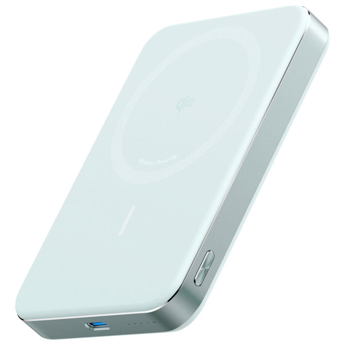 Anker A1664 MagGo Power Bank 10000 mAh Qi2 15W MagSafe USB-C colore Verde Menta