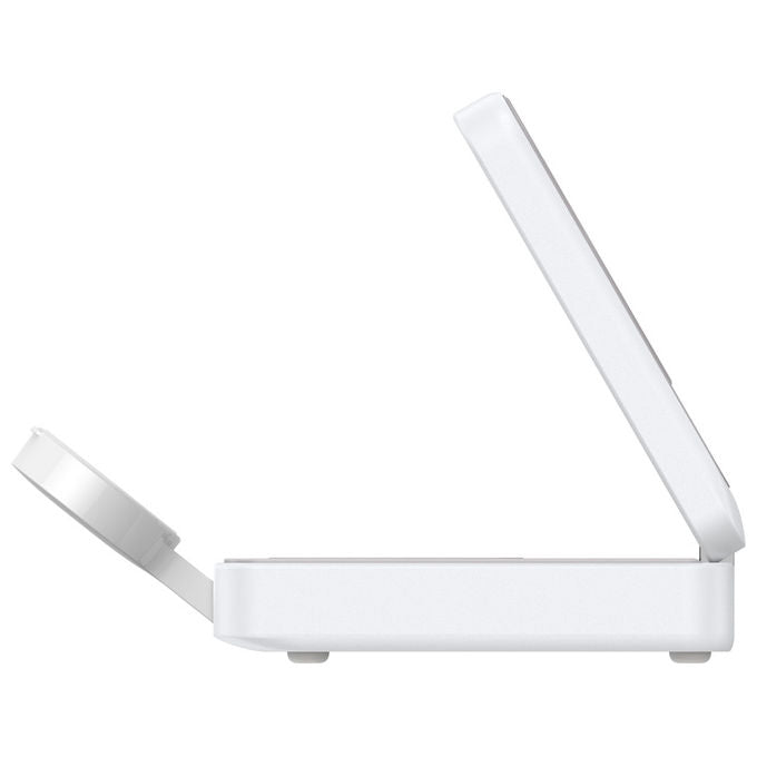 Anker B2557321 MagGo Caricabatterie Wireless 3 in 1 Pieghevole Qi2 15W iPhone Apple Watch AirPods colore Bianco
