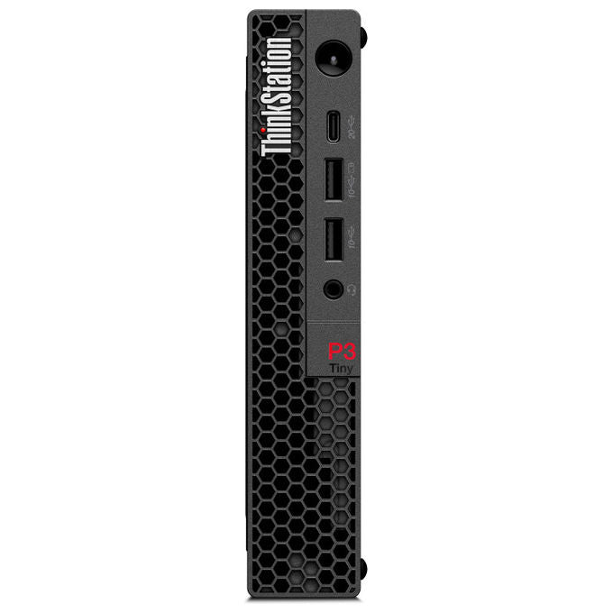 Lenovo ThinkStation P3 Tiny Gen 2, mini pc workstation, Intel Core Ultra 5 235, 16 GB DDR5, SSD 1 TB NVMe, NVIDIA RTX A400 4 GB, Wi-Fi 7, Windows 11 Pro, nero