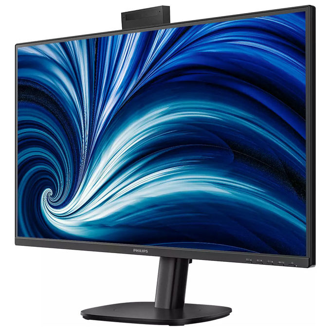 Philips monitor 27 pollici QHD IPS 2560x1440, 120 Hz, USB-C 90W, webcam pop-up Windows Hello, hub USB, ethernet, 27B2U3601H-00