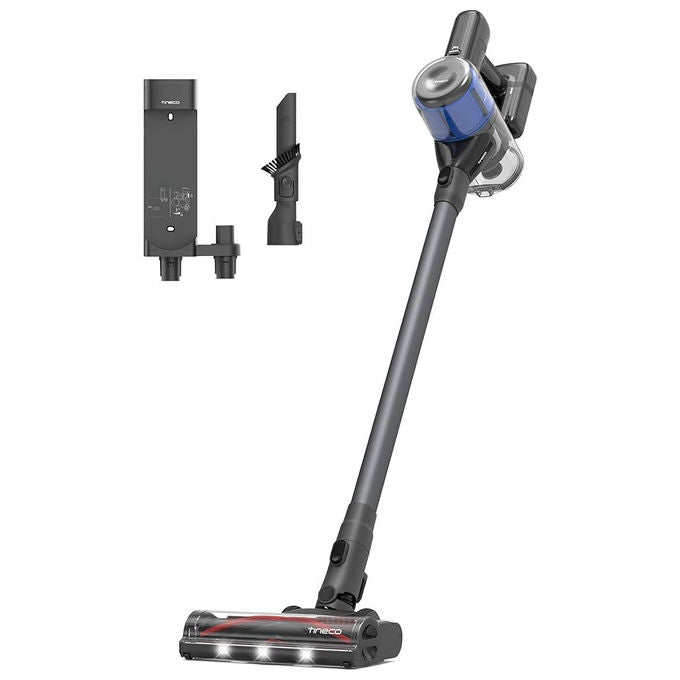 Tineco Pure One S30, aspirapolvere senza fili, 150AW, spazzola ZeroTangle, autonomia 65 minuti, filtrazione 6 stadi, dock a parete
