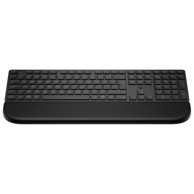 HP tastiera multi-dispositivo 585K, dual-mode, poggiapolsi magnetico, tasti silenziosi, wireless bluetooth, layout italiano, nero