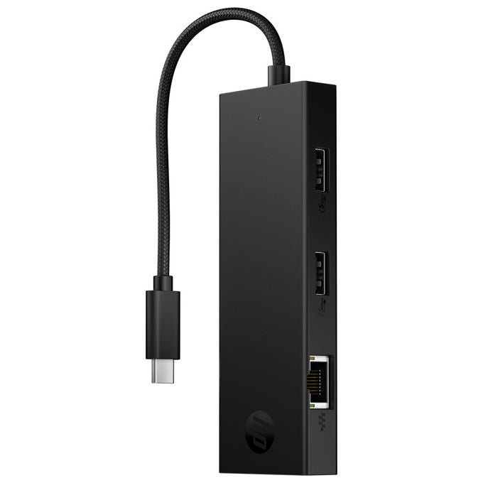 HP hub USB-C portatile, compatto, compatibile Windows, macOS, ChromeOS, Android, iPadOS