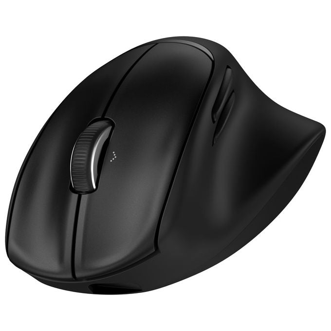 HP mouse ergonomico tilt 725M, wireless Bluetooth 2.4 GHz, silenzioso, ricaricabile, 7 pulsanti, nero