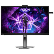 AOC monitor gaming 27 pollici, AGON PRO AG276QSG2, Fast IPS QHD 2560x1440, 360Hz, 1ms GtG, Nvidia G-Sync, HDR10, nero