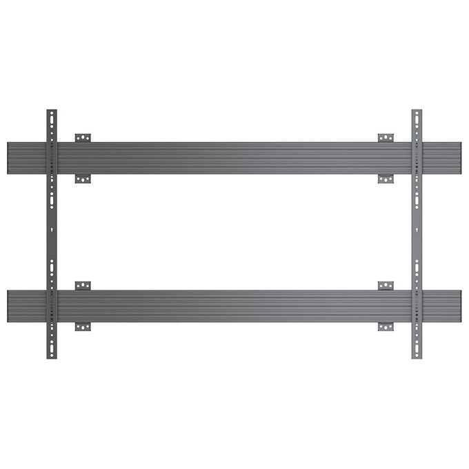 Multibrackets staffa fissa da parete per display, vesa fino a 1600x900 mm, portata 150 kg, nero, alluminio e acciaio, MB1007