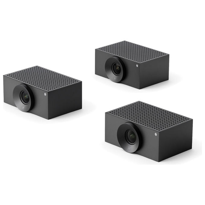 Jabra Cam Crew, sistema multi-camera per videoconferenza, Full HD 1080p, campo visivo 92°, zoom digitale 5x, certificato Microsoft Teams e Zoom Rooms