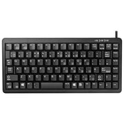 Cherry G84-4100, tastiera meccanica compatta, switch ML Gold Crosspoint, layout pan-nordico, USB e PS-2, senza tastierino, nera