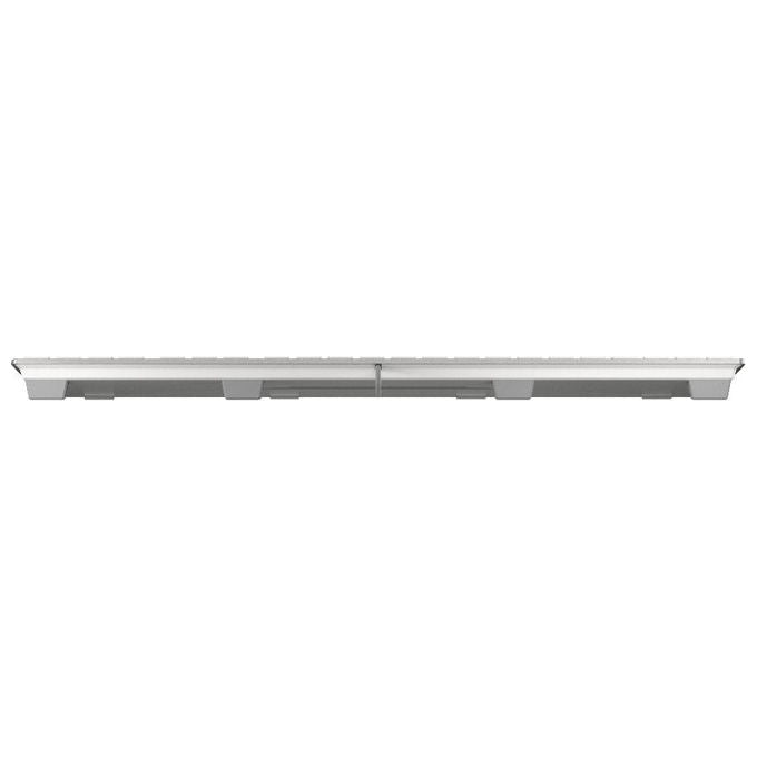 Cherry KC 6000 Slim for Mac, tastiera cablata full-size, layout Mac, QWERTY US, tecnologia a forbice, tasti chiclet, argento, USB