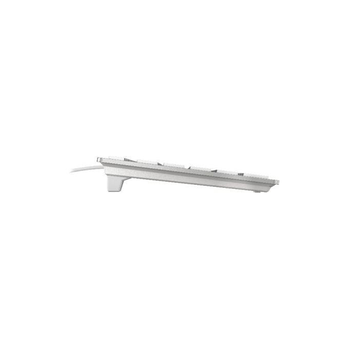 Cherry KC 6000 Slim for Mac, tastiera cablata full-size, layout Mac, QWERTY US, tecnologia a forbice, tasti chiclet, argento, USB
