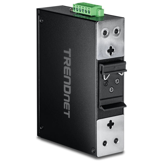 Trendnet TI-PG80B switch industriale Gigabit PoE+ 8 porte, guida DIN, 200W budget, IP30, -40 75°C