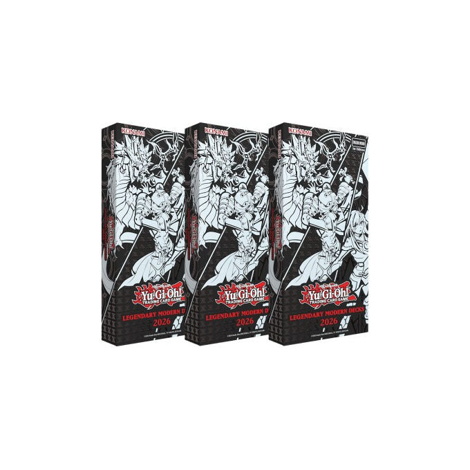 Konami Yu-Gi-Oh! I deck moderni leggendari 2026, 3 mazzi completi, 168 carte, Sky Striker, X-Saber, Mitsurugi, edizione italiana