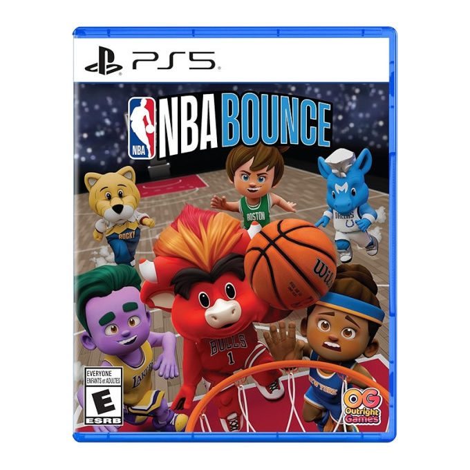 Outright Games NBA Bounce, videogioco basket PS5, 30 squadre ufficiali, co-op locale 4 giocatori, modalita' playoff e festa