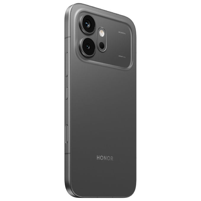 Honor 600 smartphone 5G, 6.57'' AMOLED 120Hz, Snapdragon 7 Gen 4, 8 GB RAM, 256 GB, 200 MP, batteria 6400 mAh, IP68, nero