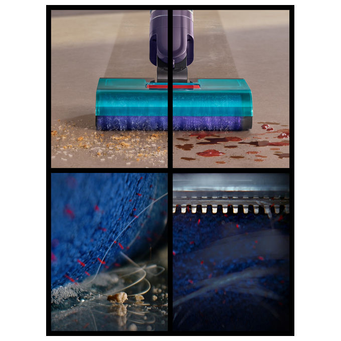 Dyson 432030-01 Clean+Wash Hygiene Lavapavimenti Secco e Bagnato Senza Filtro 45 min 4 Modalita' Autopulente colore Blu Rame