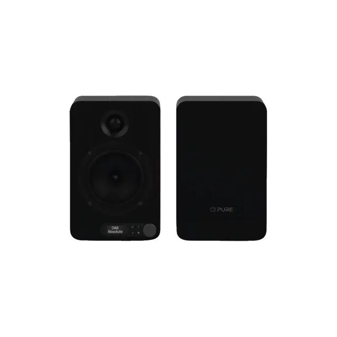 Pure Classic Active, microsistema stereo DAB+ FM, 80 W, Bluetooth 5.3, HDMI ARC, display OLED, nero rovere