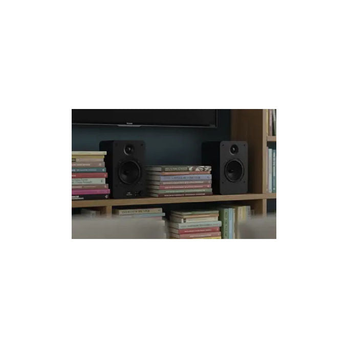 Pure Classic Active, microsistema stereo DAB+ FM, 80 W, Bluetooth 5.3, HDMI ARC, display OLED, nero rovere