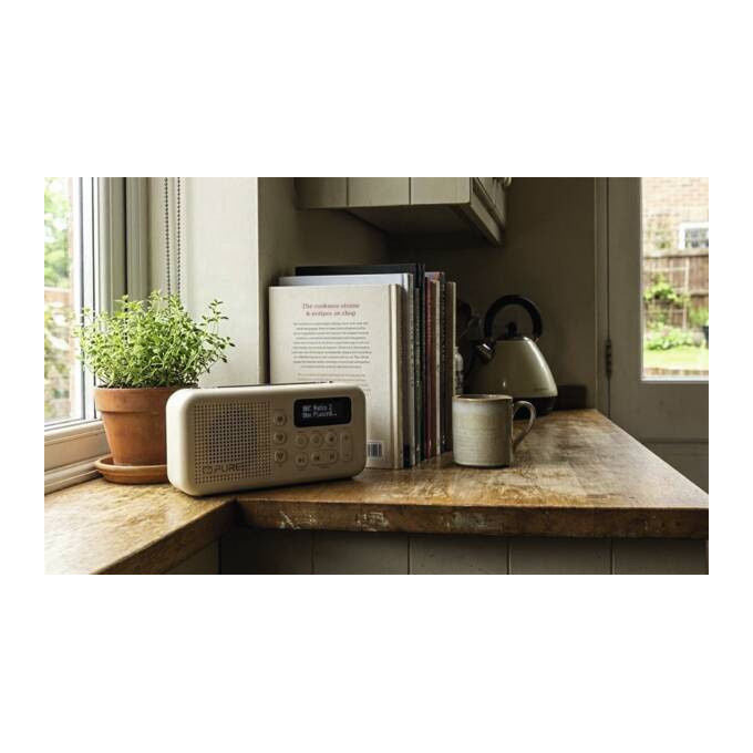 Pure Elan Move, radio portatile DAB+ FM con Bluetooth 5.3, display LCD 1.4'', batteria 16h, USB-C, grigio