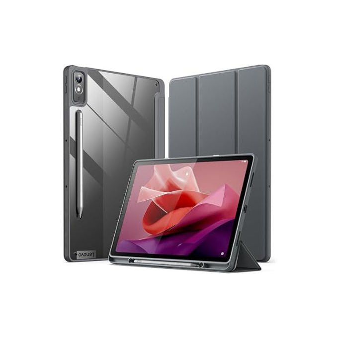 Tucano custodia a libro per Lenovo Idea Tab Plus 12,1'' 2025, scocca TPU, copertina PU, supporto integrato, nero