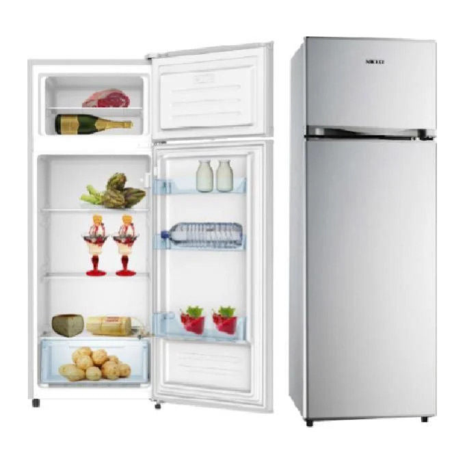 Nikkei KNDP240ES Frigorifero Libera Installazione 204 L Classe E Silver (143 cm)