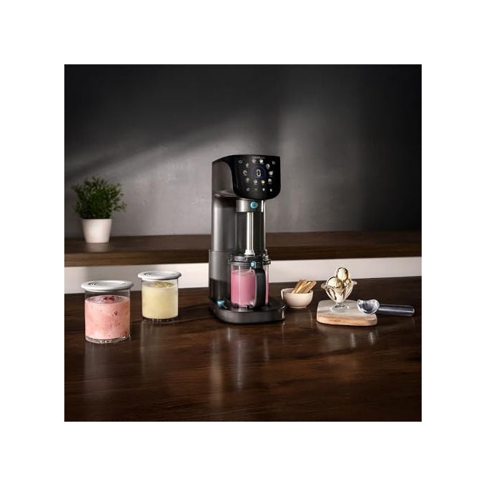 Cecotec gelatiera Gelatec 2100, 500W, 11 programmi, tecnologia CreamOn, touch screen, capacita' 2.1L, tarrine BPA free