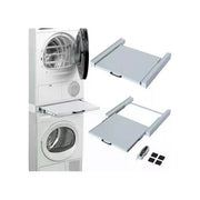 Munari kit congiunzione lavatrice asciugatrice, metallo slim, installazione a colonna, 45 cm, LCL045BI