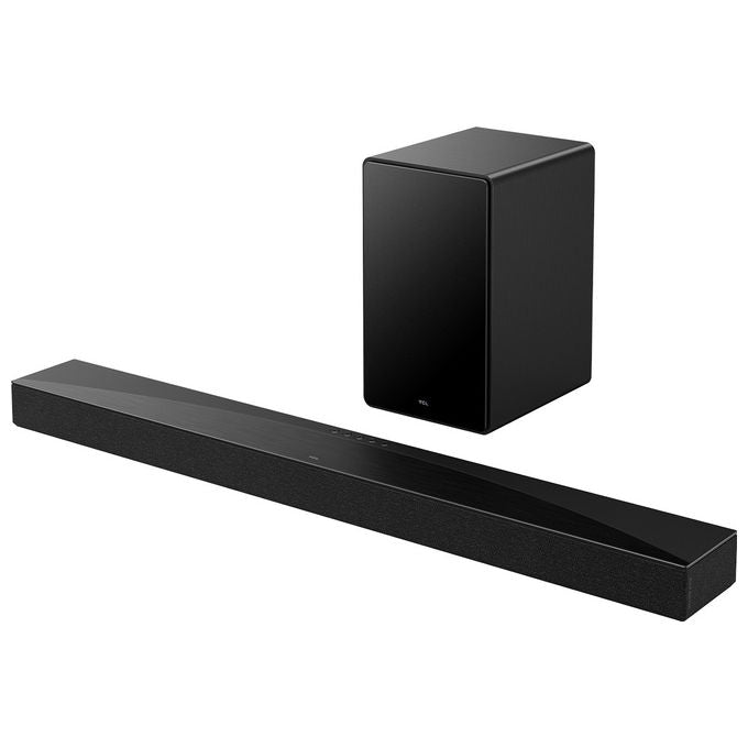 TCL Q65H Soundbar 5.1 canali 580W Dolby Atmos DTS:X RAY·DANZ Subwoofer Wireless Bluetooth 5.3 HDMI eARC colore Nero