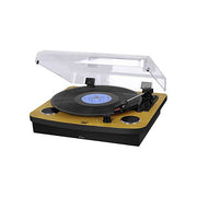 Trevi VT1025 giradischi bluetooth, cassa in legno, 33 45 78 giri, ingresso AUX, altoparlanti integrati, vinile