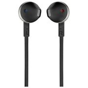 JBL Tune 205, auricolari in-ear cablati, microfono integrato, JBL Pure Bass Sound, jack 3,5 mm, stereofonici, nero