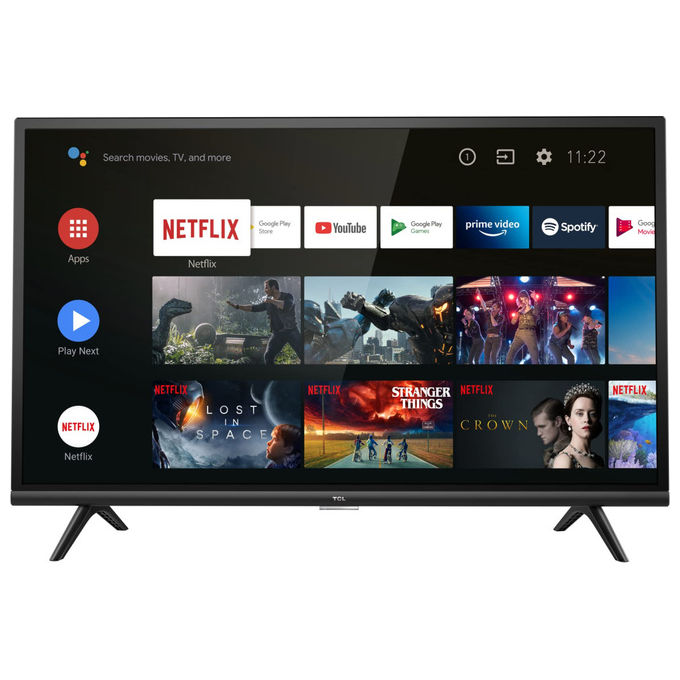 TCL smart tv 32 pollici Full HD, Android TV 11, Triple Tuner, HDR10, Wi-Fi, Chromecast, 32S5L