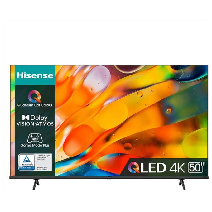 Hisense smart tv QLED 4K ultra HD 50 pollici, 50E79S, VIDAA, Dolby Vision, Dolby Atmos, HDR10+, HDMI 2.1, game mode