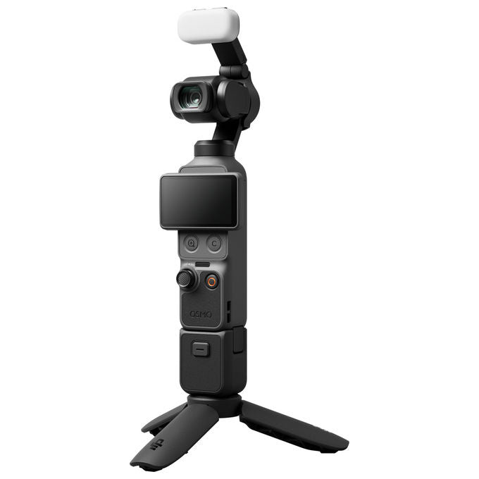 DJI Osmo Pocket 4 Creator Combo, videocamera tascabile, sensore CMOS 1'', 4K 240fps, gimbal 3 assi, 37 MP, Wi-Fi, nero