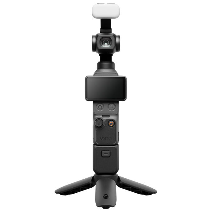 DJI Osmo Pocket 4 Creator Combo, videocamera tascabile, sensore CMOS 1'', 4K 240fps, gimbal 3 assi, 37 MP, Wi-Fi, nero