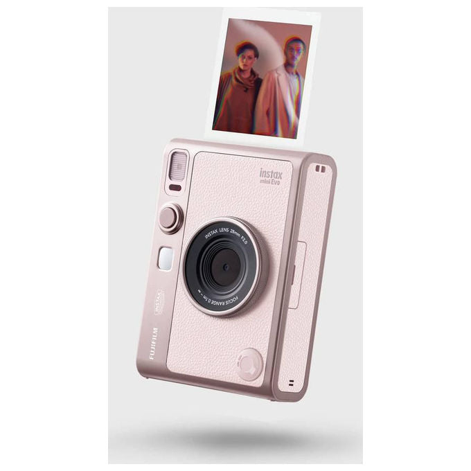 Fujifilm MINI EVO Instax mini Evo Fotocamera Istantanea Ibrida LCD 3'' 10 Effetti Lente e Film Bluetooth colore Gentle Rose