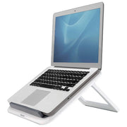 Fellowes supporto portatile per laptop Alumia, argento, alluminio riciclato, pieghevole, regolabile, fino a 15'', 5 kg