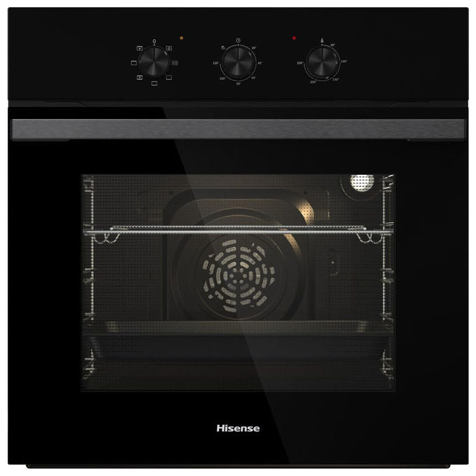 Hisense BI62111AAB Forno da incasso Elettrico Ventilato 73 L Classe A 7 Funzioni Grill Guide Telescopiche (59.5x59.5x53 cm) colore Nero