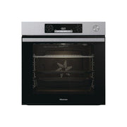 Hisense forno da incasso multifunzione BSA66211AX, 77 L, classe A, vapore AquaClean, AirFry, modalita' pizza, acciaio inox