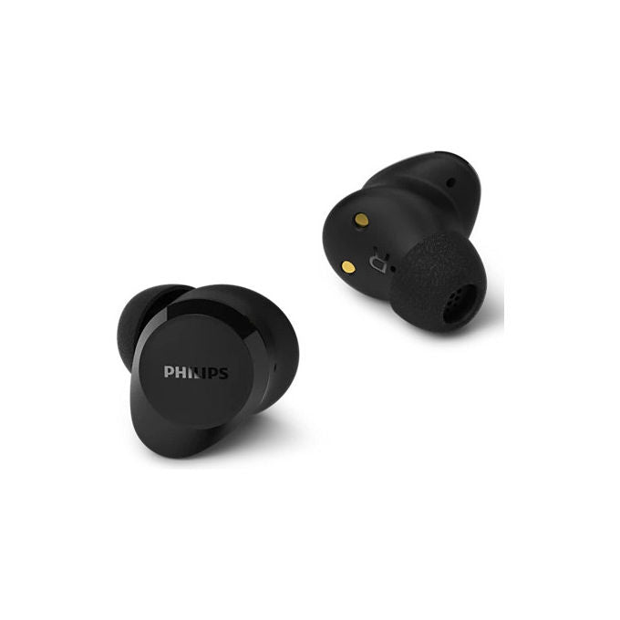 Philips auricolari true wireless TAT1300BK-00, in-ear, Bluetooth 6.0, autonomia 18 h, ricarica USB-C, IPX4, nero