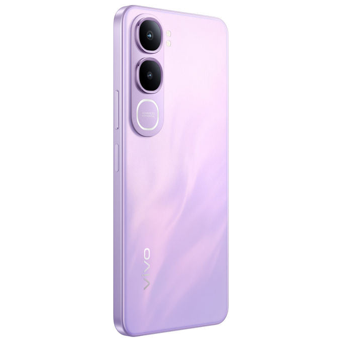 Vivo Y21d smartphone, 6.68'' LCD 90Hz, 4 GB RAM, 256 GB, fotocamera 50 MP, batteria 6500 mAh, 4G, Android 15, IP68, viola