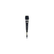Karma Italiana microfono dinamico DM 532, unidirezionale, per canto, jack 6,3mm, cavo 3 mt, nero