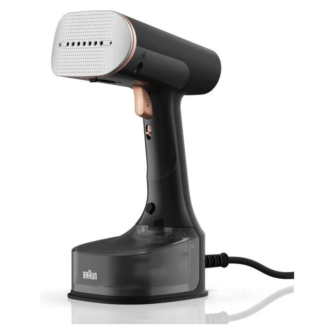 Braun GS7088CP QuickStyle 7 Stiratore Verticale 1600W vapore 35 g-min piastra SuperCeramic riscaldamento 35s colore Nero