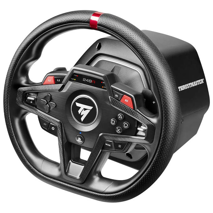Thrustmaster T248R Shifter Pack, volante con pedali e cambio, PS5, PS4, PC, feedback T-HD, 25 tasti, nero