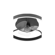 Eglo ventilatore da soffitto con luce, Sint André 35203, nero e Bianco, design elegante
